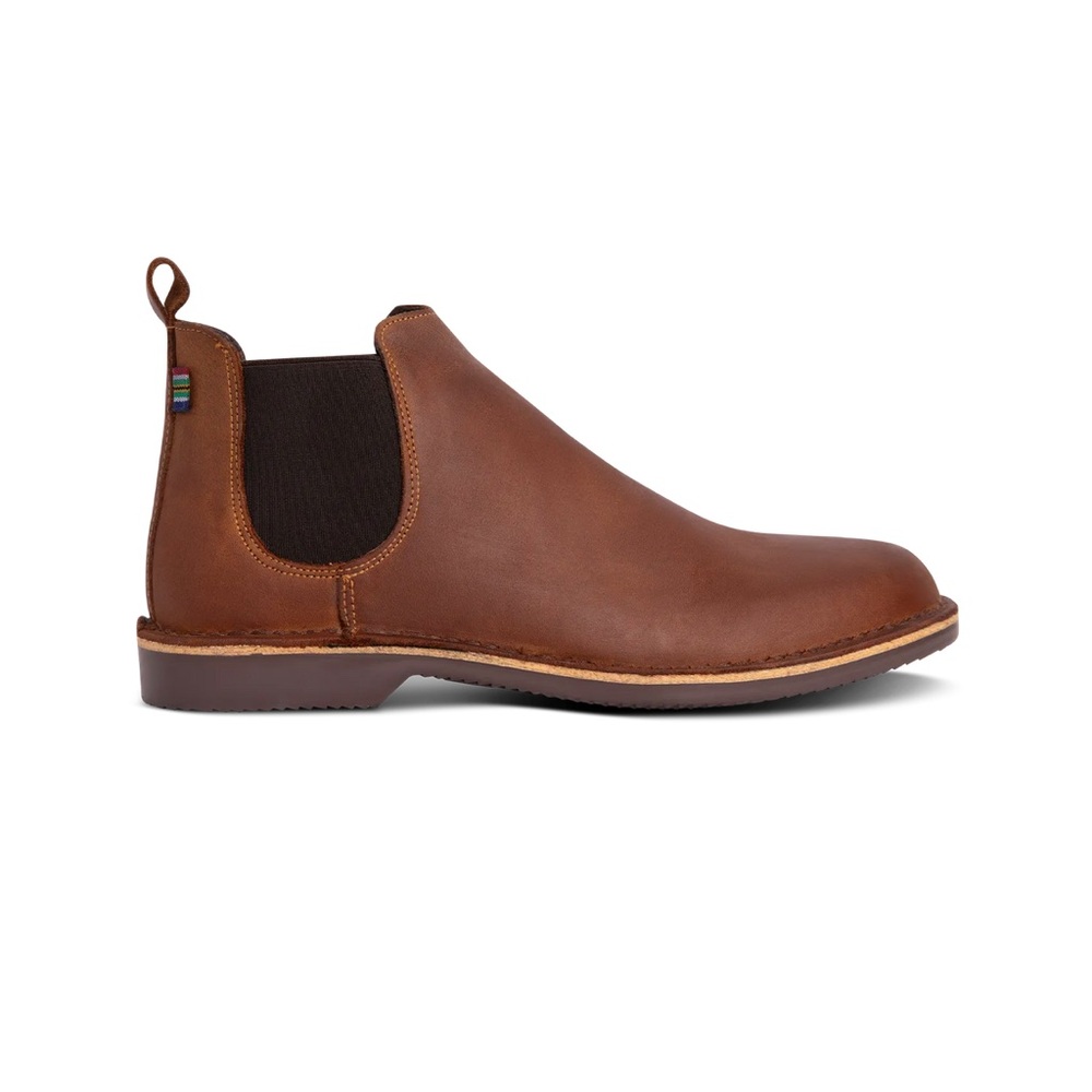 Veldskoen Men’s Chelsea Boot size 8US/41EU Brown w/grey sole